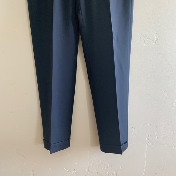 Zanella Todd Flat Front Luxury 120's Wool Serge Pant Navy Men’s Size 38 x 32 US - Picture 4 of 16